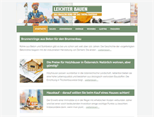 Tablet Screenshot of leichterbauen.at